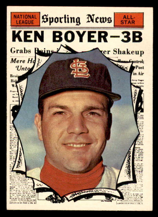 1961 Topps Baseball #573 Ken Boyer A.S. Cardinals NR-MT 567089
