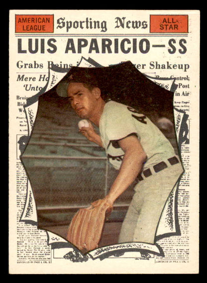 1961 Topps Baseball #574 Luis Aparicio A.S. White Sox EX-MT 567091