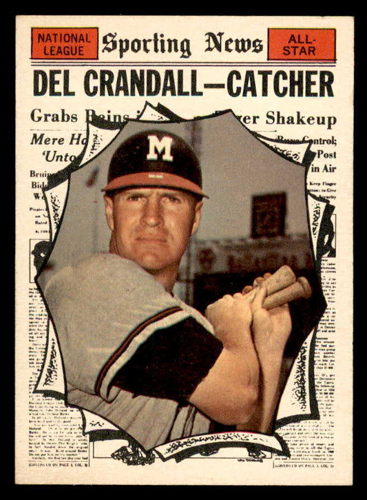 1961 Topps Baseball #583 Del Crandall A.S. Braves NR-MT 567094