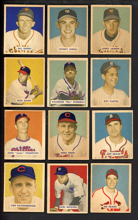 1949 Bowman High Number Set Lot 30 Diff EX/EX-MT Rigney Lindell 567136