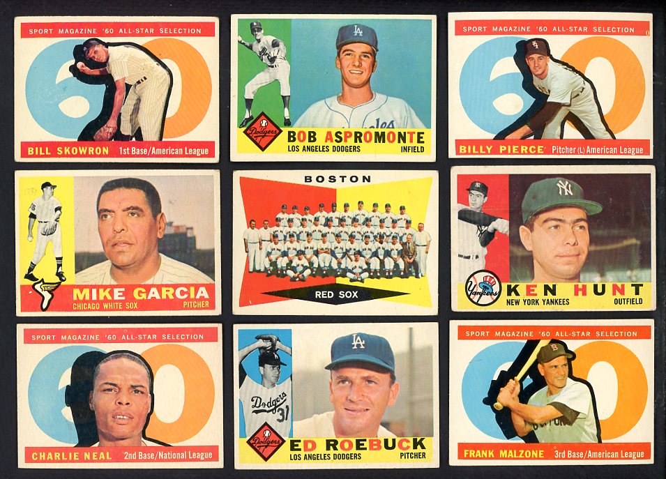 1960 Topps High Number Set Lot 47 Diff VG-EX Skowron Neal 567138