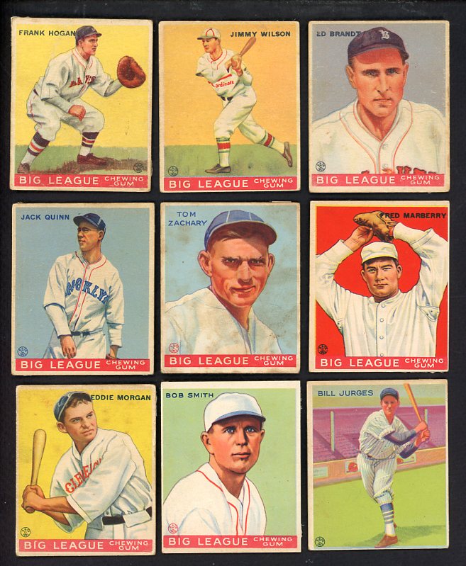 1933 Goudey Set Lot 17 Diff Low Grade Hogan Brandt Zachary 567140