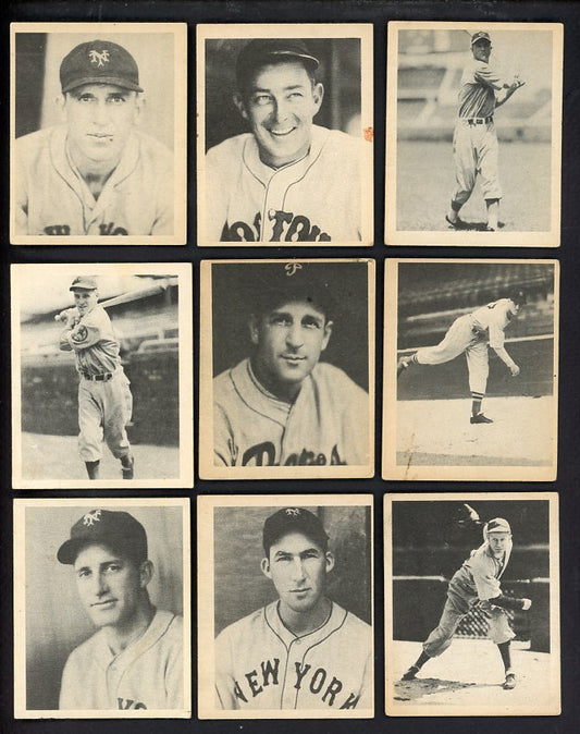 1939 Play Ball Set Lot 16 Diff Mid Grade Cramer Moore Craft 567144