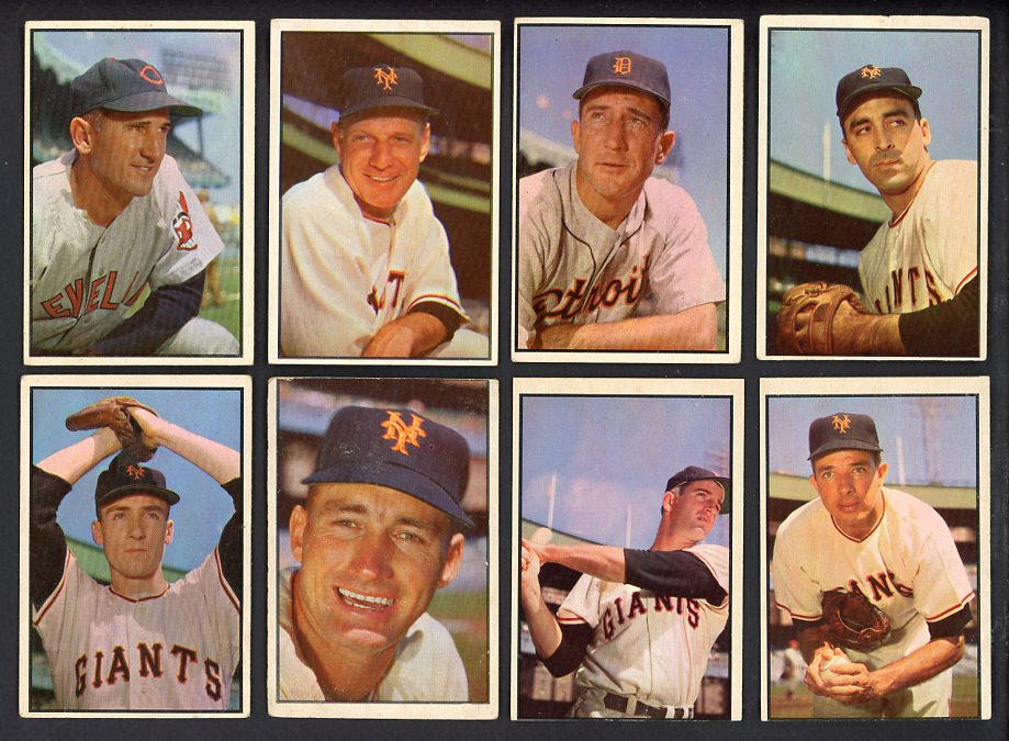 1953 Bowman Set Lot 8 Diff VG-EX Durocher Lopez Maglie 567145