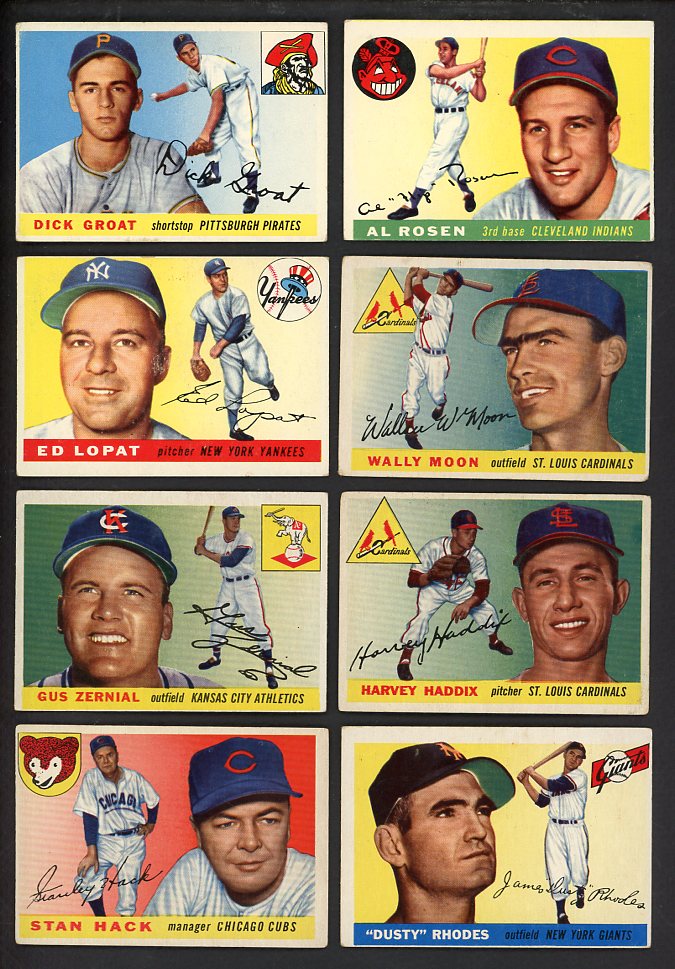 1955 Topps Set Lot 96 Diff VG/VG-EX Rosen Groat Lopat 567148