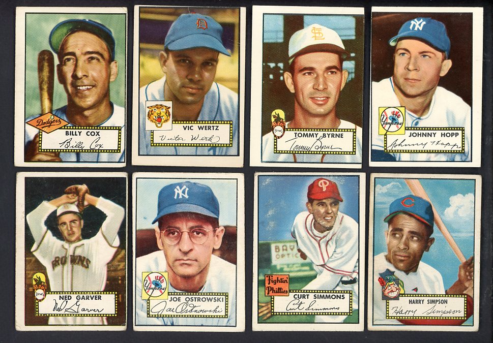 1952 Topps Set Lot 32 Diff VG Cox Wertz Simmons 567149