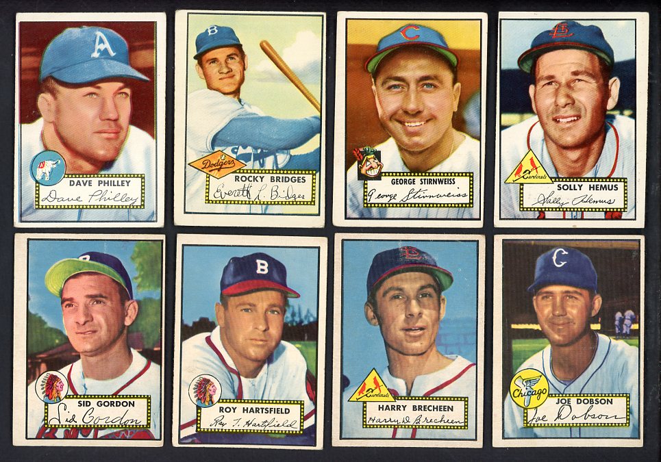1952 Topps Set Lot 17 Diff VG/VG-EX Stirnweiss Dobson 567156
