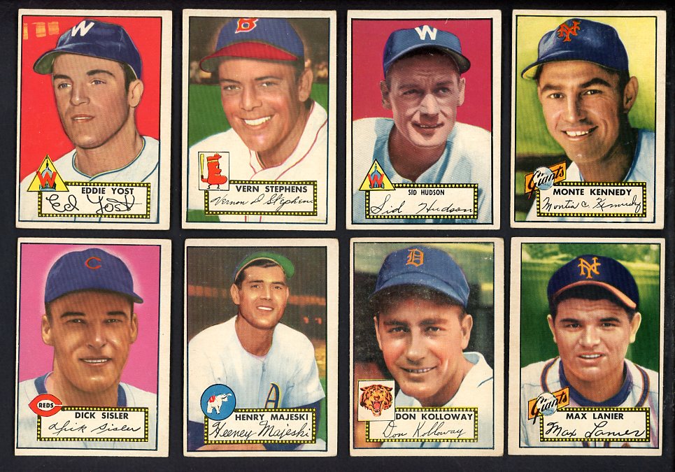 1952 Topps Set Lot 20 Diff EX Hudson Stephens Yost 567161