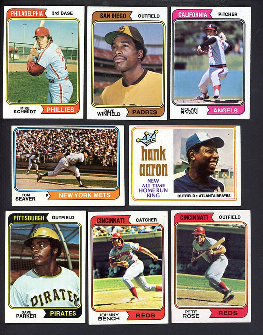 1974 Topps Baseball Complete Set EX-MT/NR-MT Winfield Aaron 567181