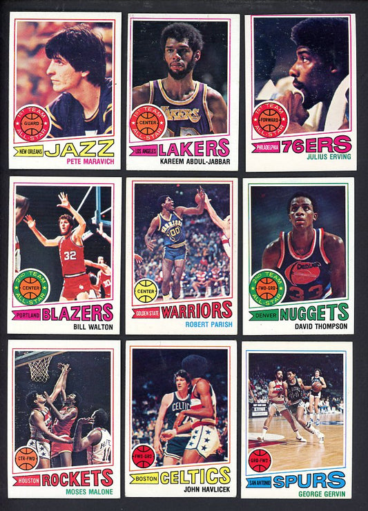 1977 Topps Basketball Complete Set EX-MT Maravich Jabbar 567184