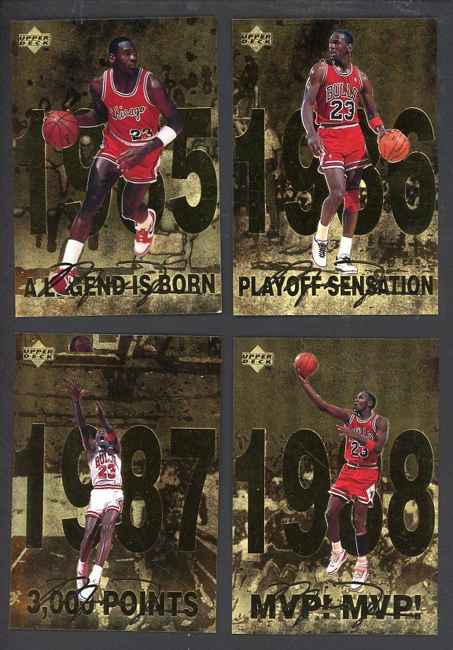 1999 Upper Deck Gatorade Michael Jordan Gold Complete Set 567225