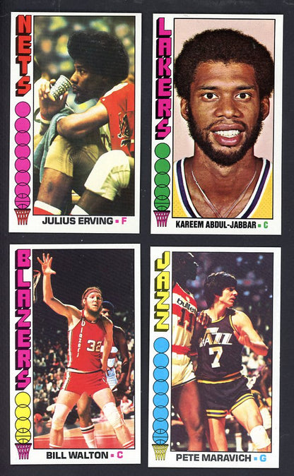 1976 Topps Basketball Complete Set EX-MT/NR-MT Erving Walton 567227