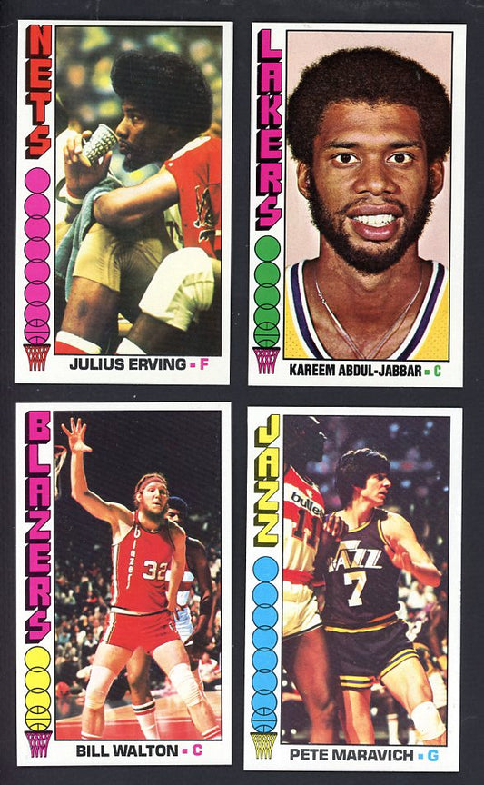 1976 Topps Basketball Complete Set EX-MT/NR-MT Erving Walton 567227