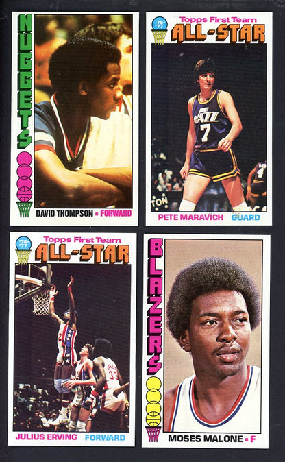 1976 Topps Basketball Complete Set EX-MT/NR-MT Erving Walton 567227