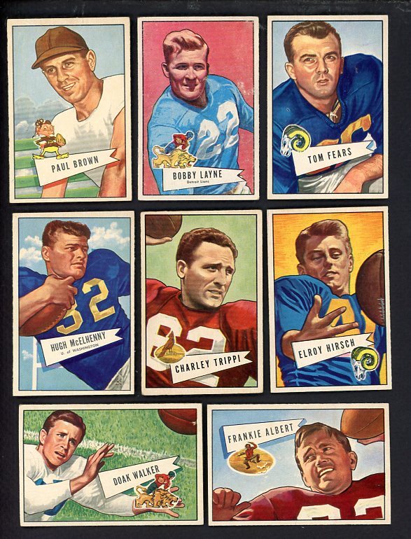 1952 Bowman Small Set Lot 70 Diff EX/EX+ Layne Walker Fears 567241