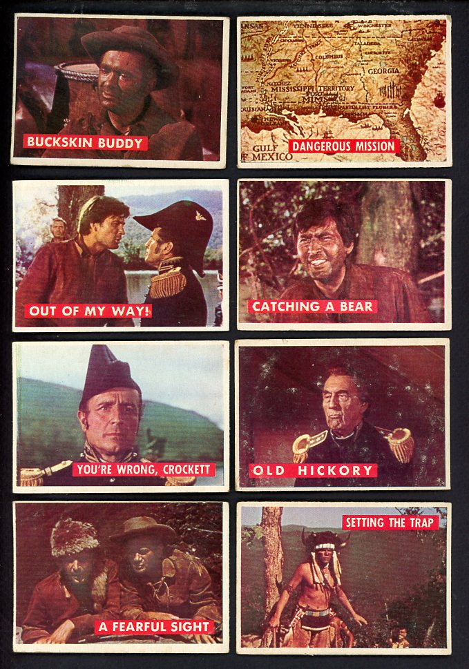 1956 Topps Davy Crockett Complete Green Set VG/VG-EX 567264
