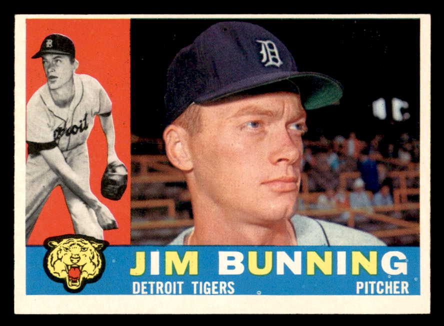 1960 Topps Baseball #502 Jim Bunning Tigers EX-MT 567275