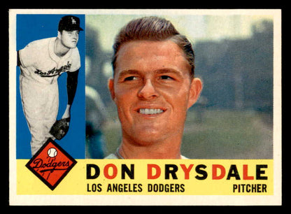 1960 Topps Baseball #475 Don Drysdale Dodgers EX-MT 567280
