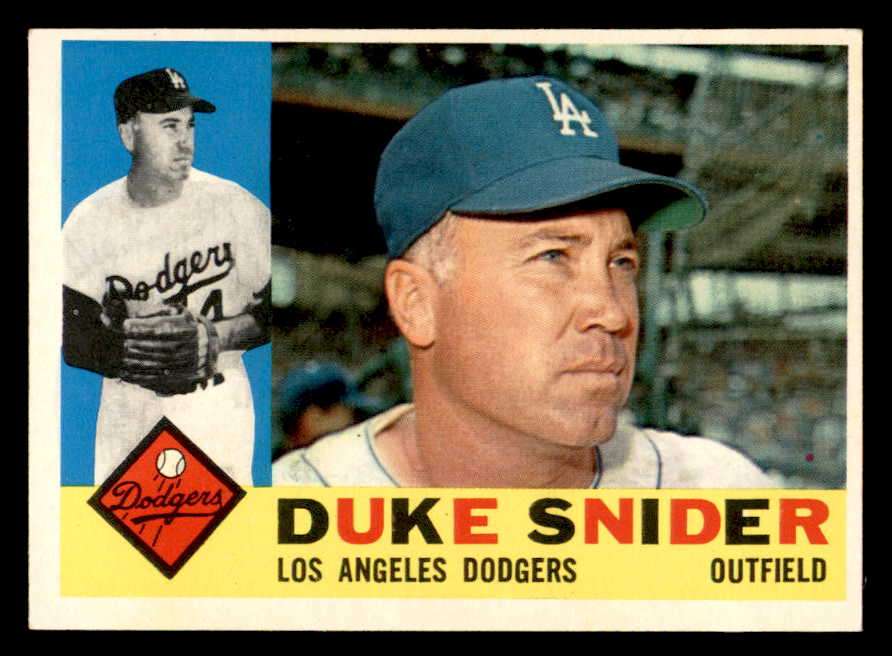 1960 Topps Baseball #493 Duke Snider Dodgers EX-MT 567281