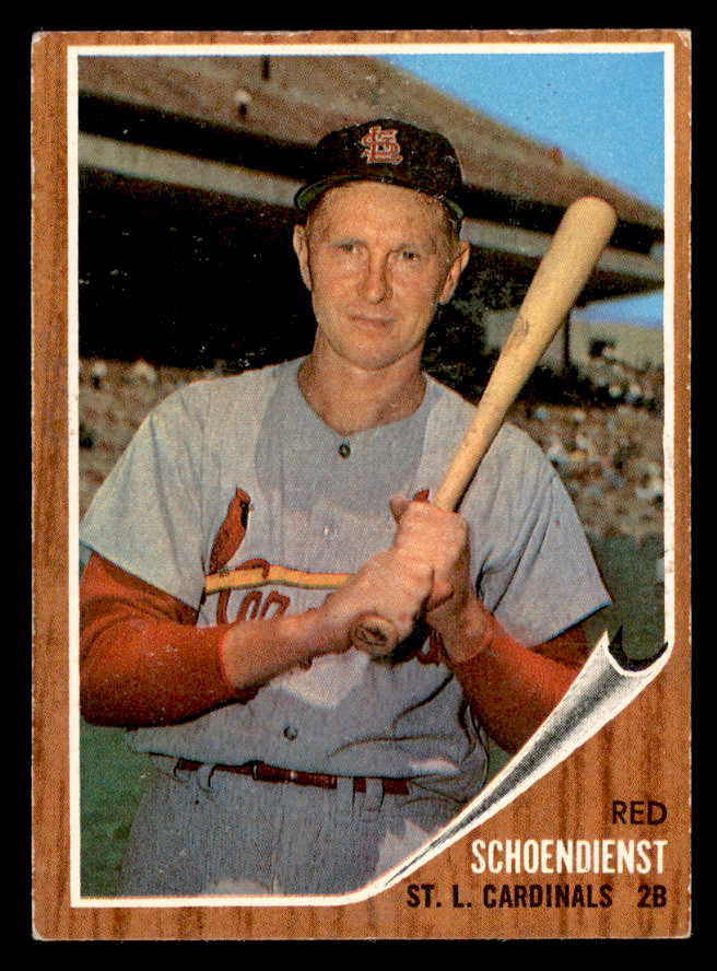 1962 Topps Baseball #575 Red Schoendienst Cardinals EX 567284