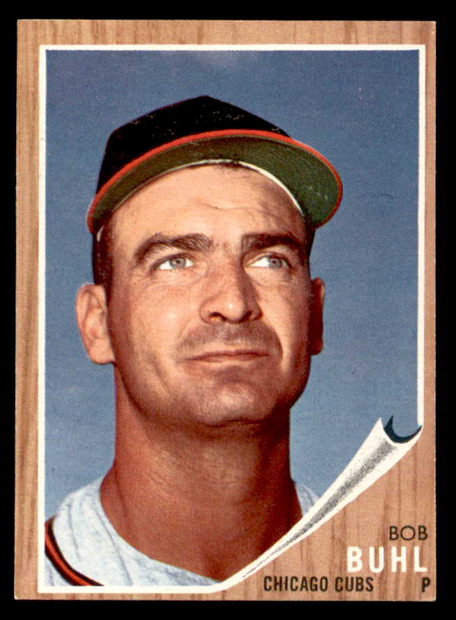 1962 Topps Baseball #458 Bob Buhl Cubs EX-MT No Emblem 567295
