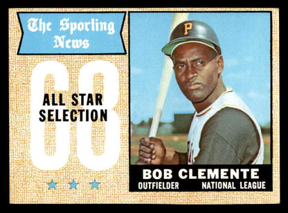 1968 Topps Baseball #374 Roberto Clemente A.S. Pirates EX-MT 567307