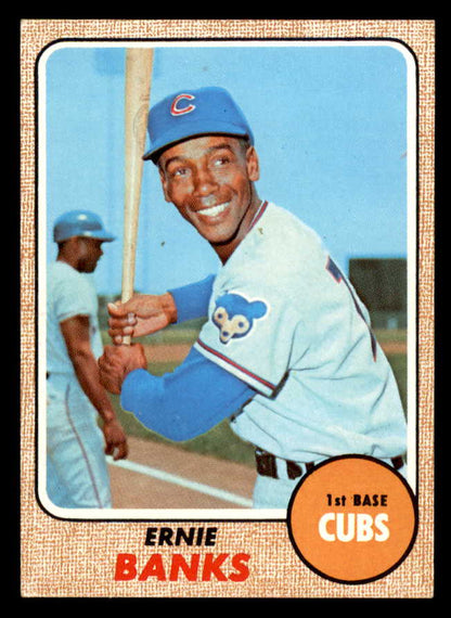 1968 Topps Baseball #355 Ernie Banks Cubs EX-MT 567311
