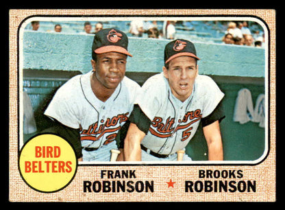 1968 Topps Baseball #530 Brooks Robinson Frank Robinson EX 567312
