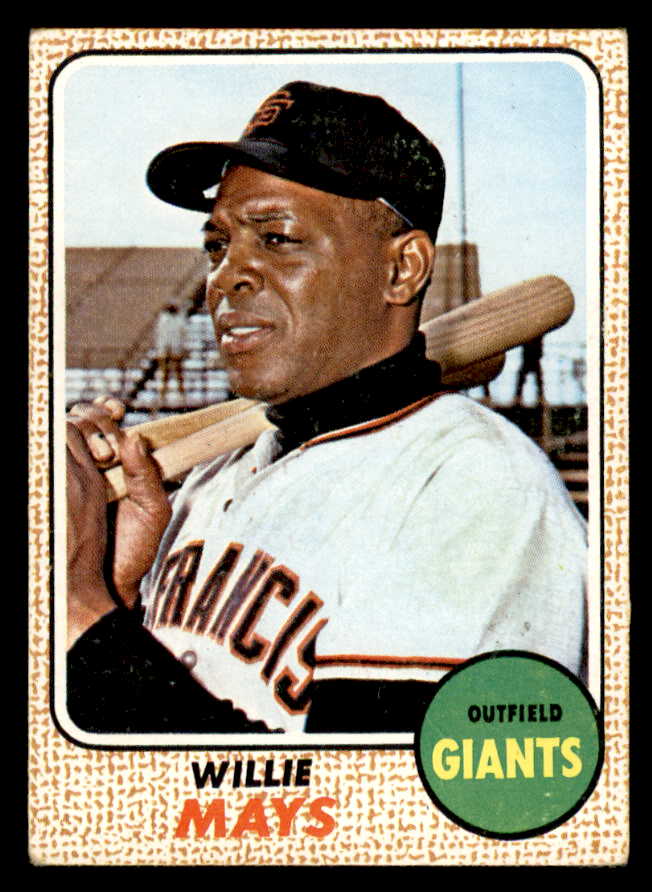 1968 Topps Baseball #050 Willie Mays Giants VG-EX 567313