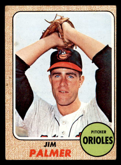 1968 Topps Baseball #575 Jim Palmer Orioles VG-EX 567316