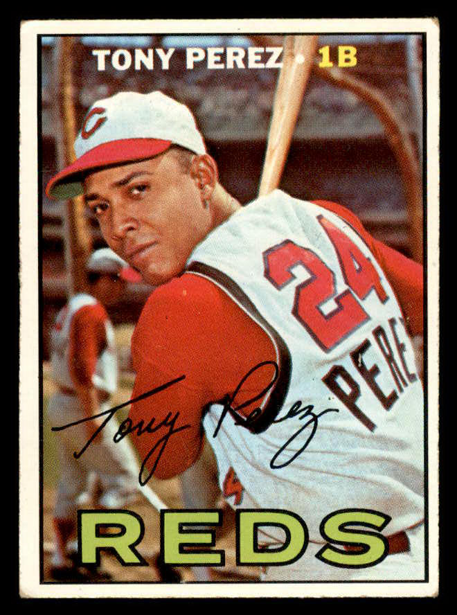 1967 Topps Baseball #476 Tony Perez Reds VG 567320
