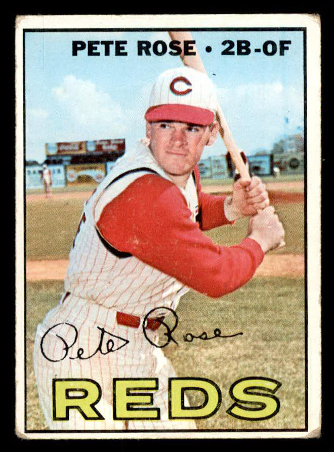1967 Topps Baseball #430 Pete Rose Reds Good 567322