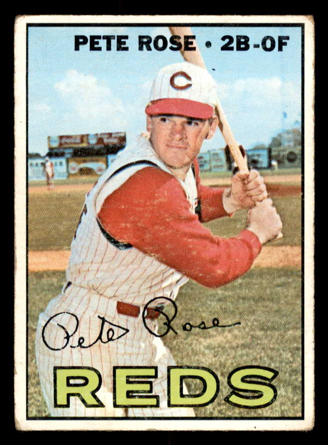 1967 Topps Baseball #430 Pete Rose Reds VG 567323