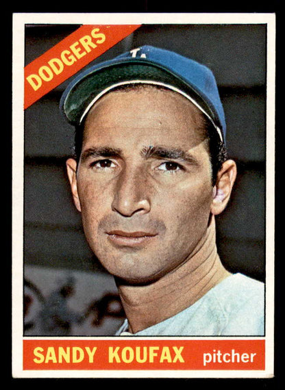 1966 Topps Baseball #100 Sandy Koufax Dodgers EX+/EX-MT 567324