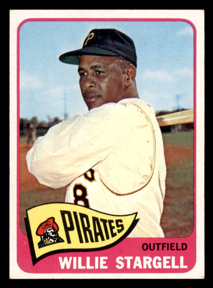1965 Topps Baseball #377 Willie Stargell Pirates EX-MT 567329