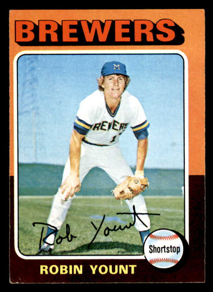 1975 Topps Baseball #223 Robin Yount Brewers EX+/EX-MT 567333