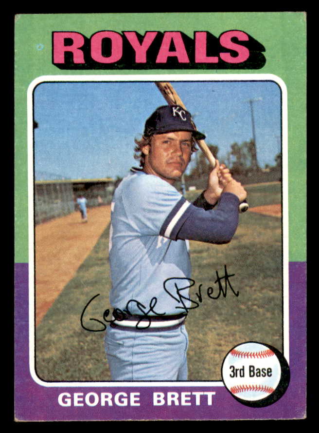 1975 Topps Baseball #228 George Brett Royals EX 567334