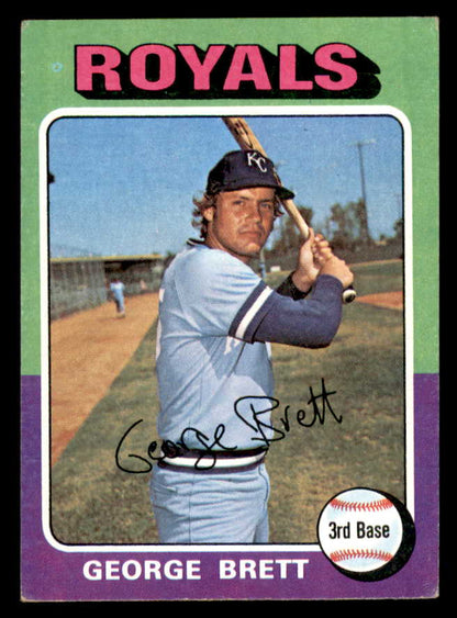 1975 Topps Baseball #228 George Brett Royals EX 567334
