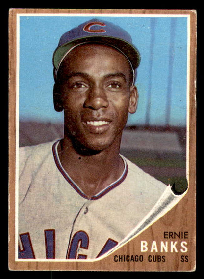 1962 Topps Baseball #025 Ernie Banks Cubs VG-EX 567336