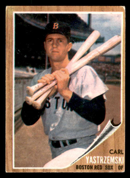 1962 Topps Baseball #425 Carl Yastrzemski Red Sox VG-EX 567337