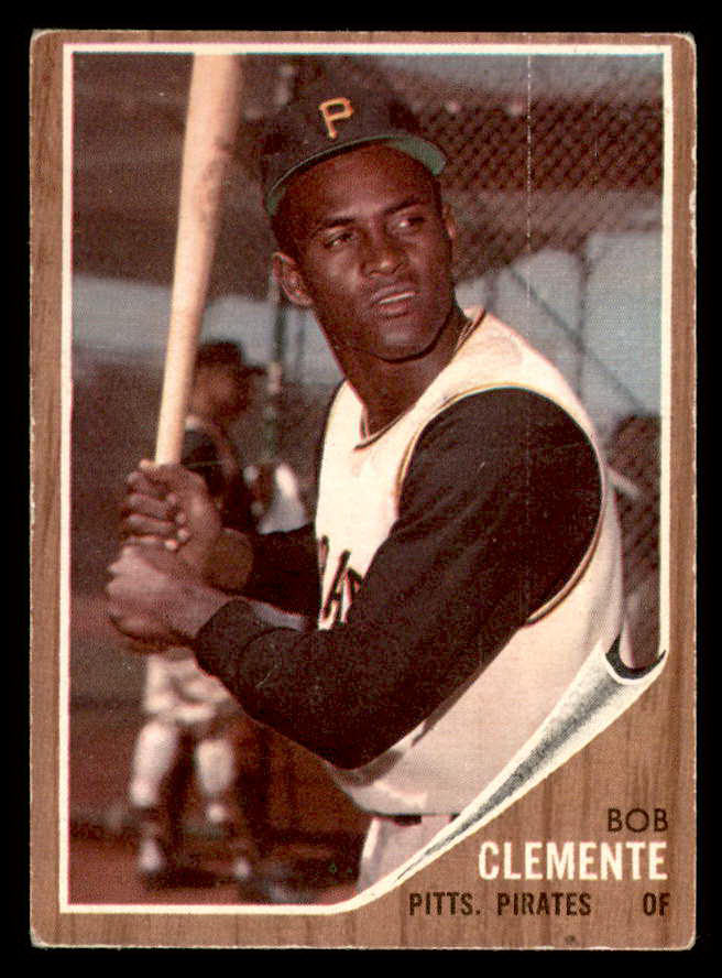 1962 Topps Baseball #010 Roberto Clemente Pirates VG-EX 567338
