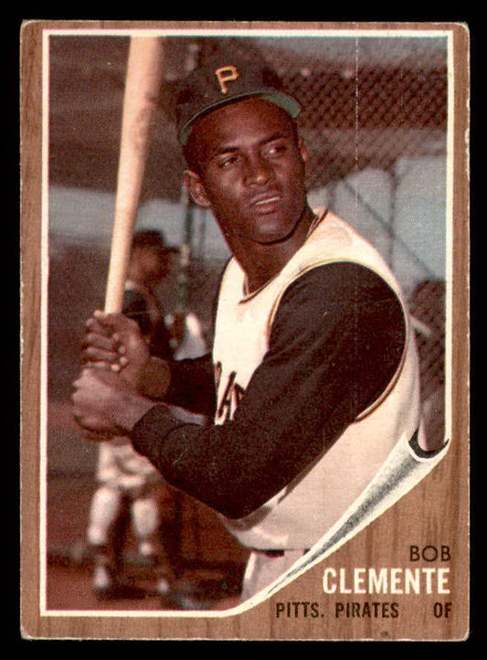 1962 Topps Baseball #010 Roberto Clemente Pirates VG-EX 567338