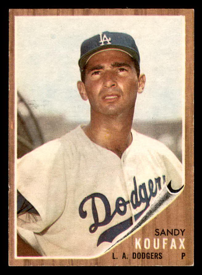 1962 Topps Baseball #005 Sandy Koufax Dodgers EX+/EX-MT 567340