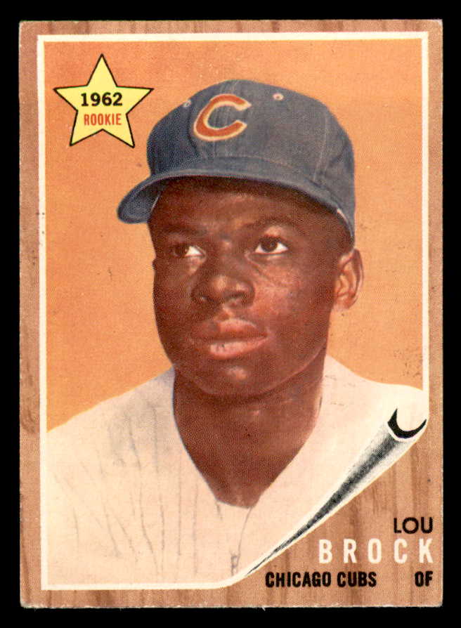 1962 Topps Baseball #387 Lou Brock Cubs VG-EX 567341