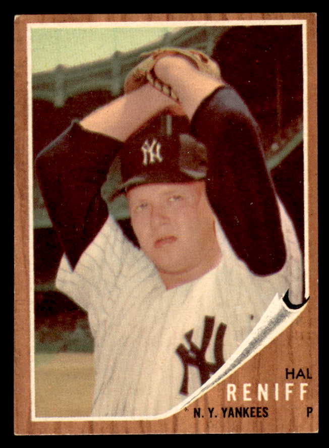 1962 Topps Baseball #139 Hal Reniff Yankees VG-EX Variation 567342