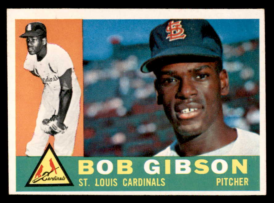 1960 Topps Baseball #073 Bob Gibson Cardinals EX-MT 567345