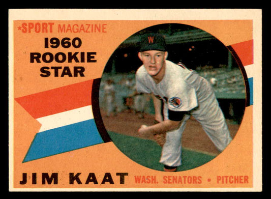 1960 Topps Baseball #136 Jim Kaat Senators EX-MT 567347