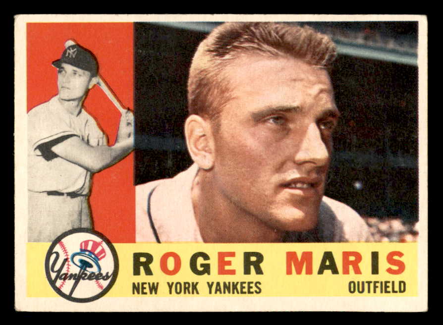 1960 Topps Baseball #377 Roger Maris Yankees GD-VG 567348