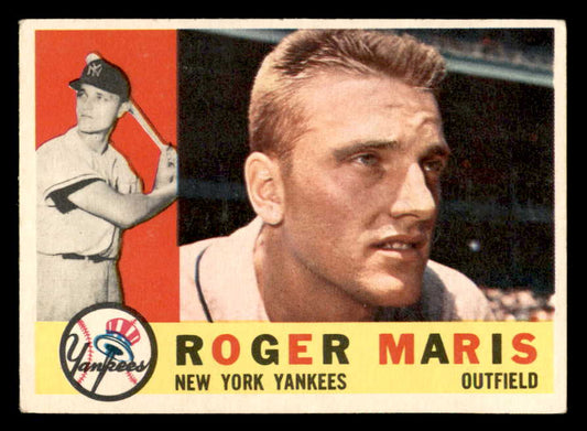 1960 Topps Baseball #377 Roger Maris Yankees GD-VG 567348