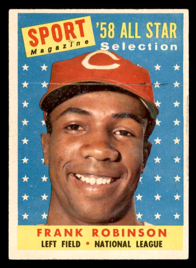 1958 Topps Baseball #484 Frank Robinson A.S. Reds EX-MT 567351